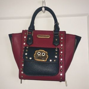 Nicole Lee Red Trapeze Bag